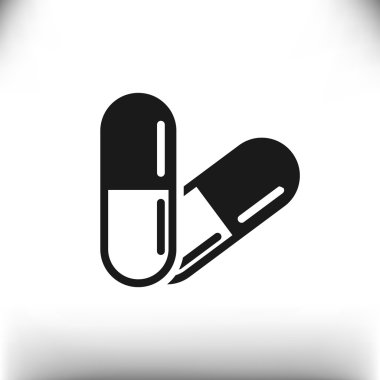 Tıbbi hapları web simgesi