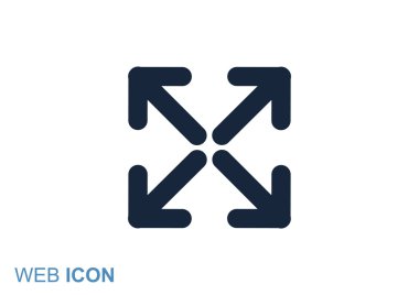 Kare simgesi dört ok