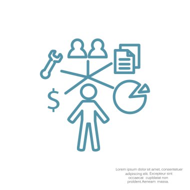 İş basit web simgeler kümesi