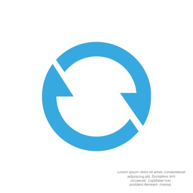 Oklar web simgesi olan daire