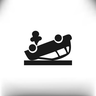 Kırık araba web simgesi