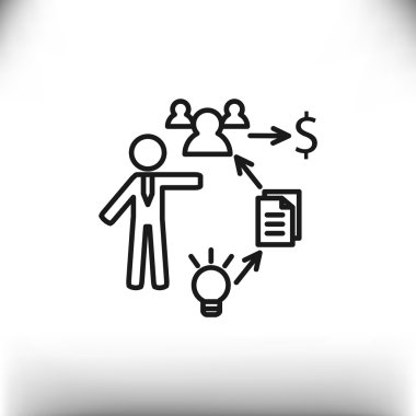 İş basit web simgesi