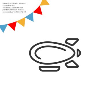 Zeplin zeppelin web simgesi