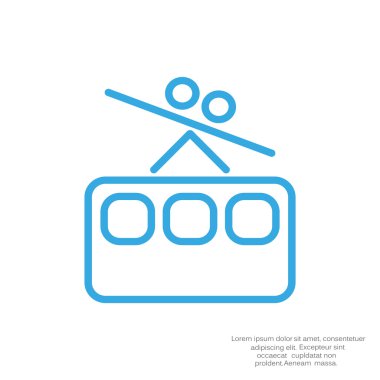 Füniküler demiryolu web simgesi