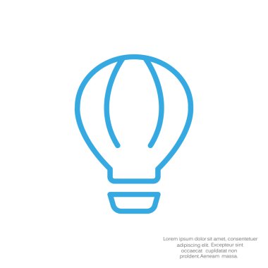 Balon aerostat web simgesi