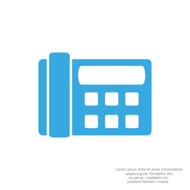 Faks telefon web simgesi