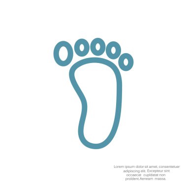 Çıplak çocuk ayak parça