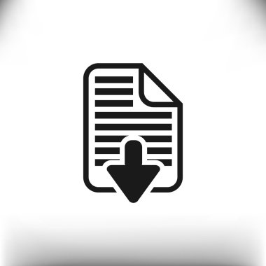 Download dosya web simge