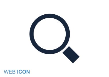 Basit büyüteç simgesini