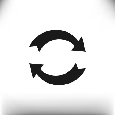 Oklar web simgesi olan daire