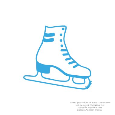 Paten ayakkabı web simgesi