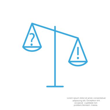 Adalet basit web simgesi ölçekleri