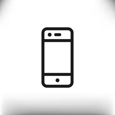 Boş ekranlı basit akıllı telefon