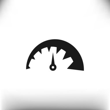 Basit hız göstergesi web simgesi