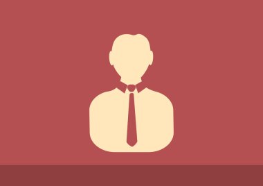 İşadamı siluet web simgesi