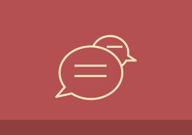 Diyalog kabarcıklar web simgesi