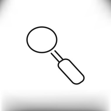 Basit büyüteç simgesini