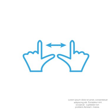 Dokunmatik ekran web simgesi