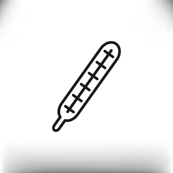 Медицинская иконка термометра — стоковый вектор
