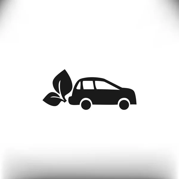 Eco carburant icône simple — Image vectorielle