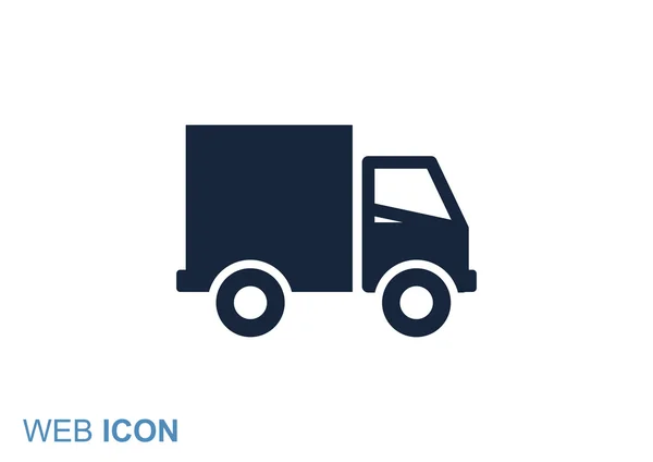 Простая иконка грузовика — стоковый вектор