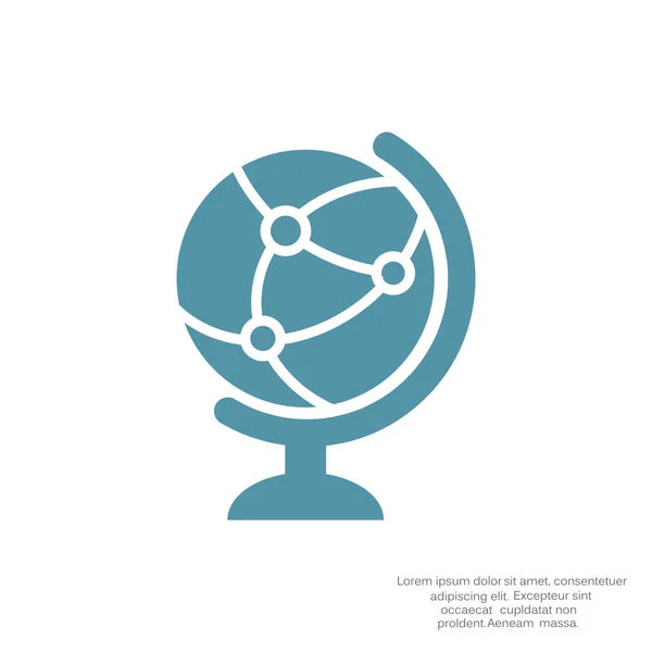Globus abstrakcyjne z komórki — Wektor stockowy