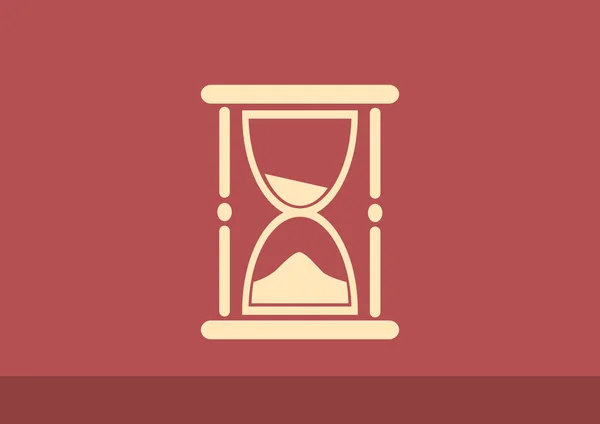 Reloj de arena icono web — Vector de stock