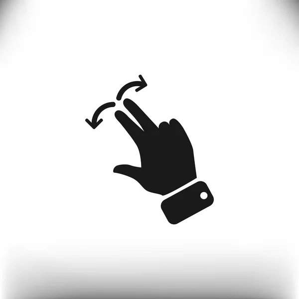 Touch scherm web-pictogram — Stockvector