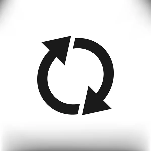 Circle with arrows web icon — Stock Vector