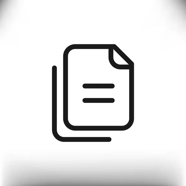 Файлы или документы иконка веб-сайта — стоковый вектор