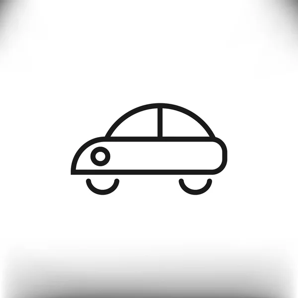 Simple car web icon — Stock Vector