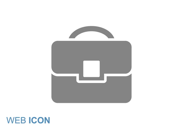 Simple briefcase web icon — Stock Vector