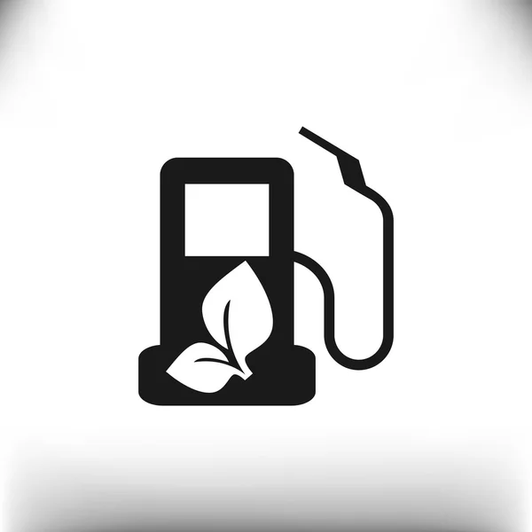 Eco combustível ícone simples — Vetor de Stock