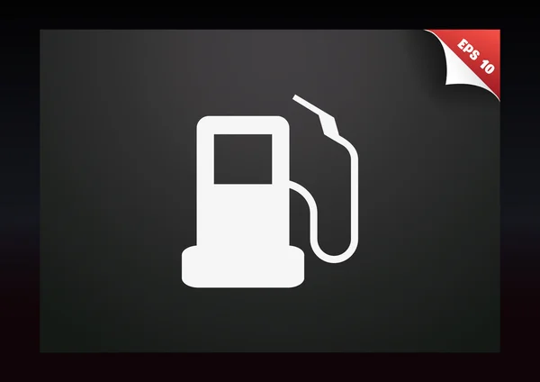 Autorefuelling basit web simgesi — Stok Vektör