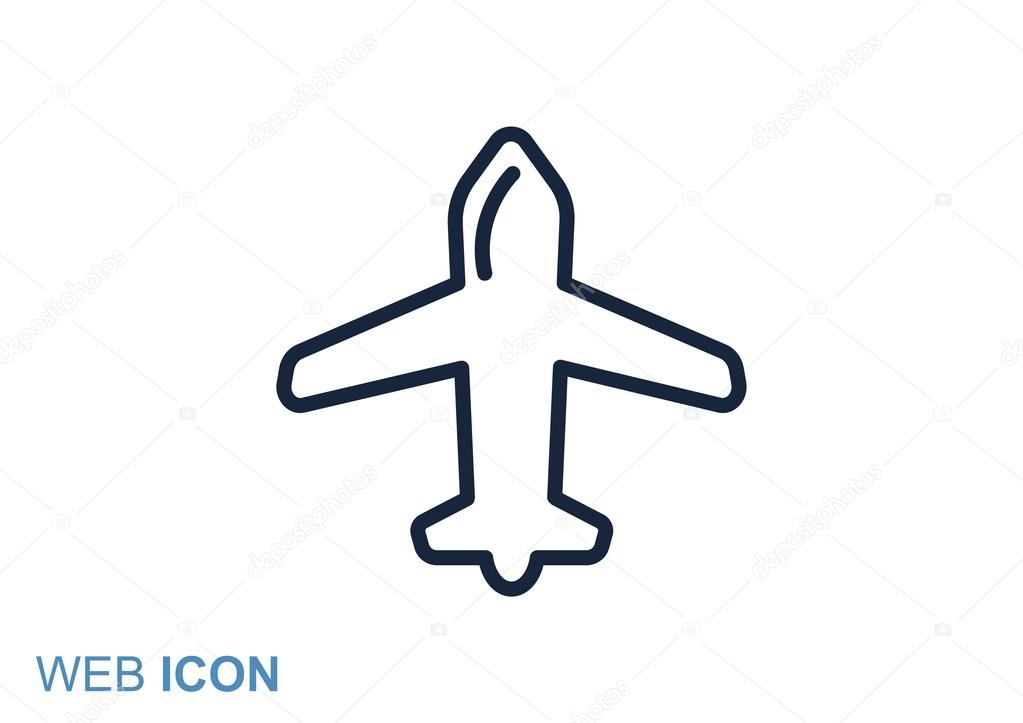 Aircraft web icon