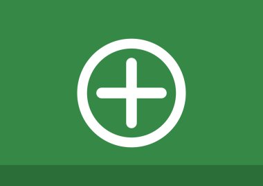 Artı simgesi web simgesi basit