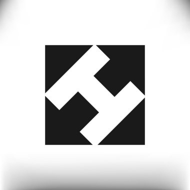 Kare üçgen simgesiyle