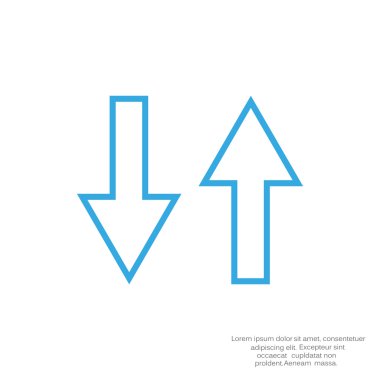 İki ok simgesi, geriye doğru kavramı