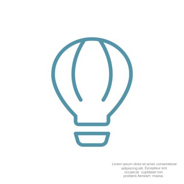 Balon aerostat web simgesi