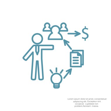 İş basit web simgesi