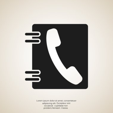 Telefon kişiler web simgesi