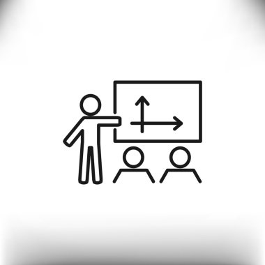 insanlar sunum basit simgesini