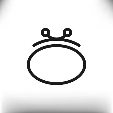 Basit cüzdan web simgesi