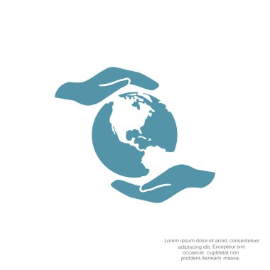 Dünya eller web simgesi