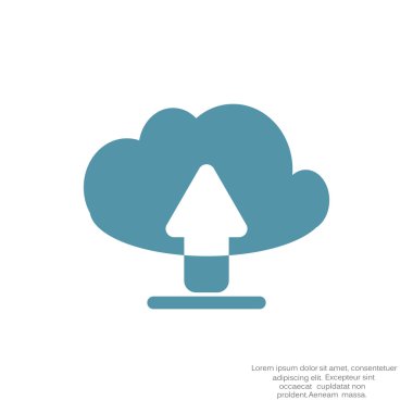 Bulut dosya karşıya yükleme simgesi