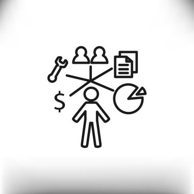 İş basit web simgeler kümesi