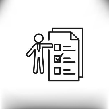 İnsan ile web simgesi listelemek için