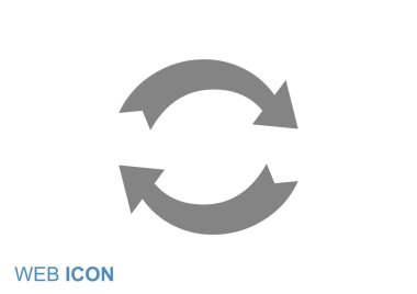 Oklar web simgesi olan daire