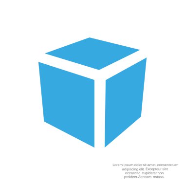 Basit küp web simgesi