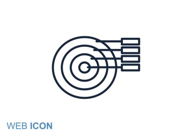 Yuvarlak Infographic web simgesi